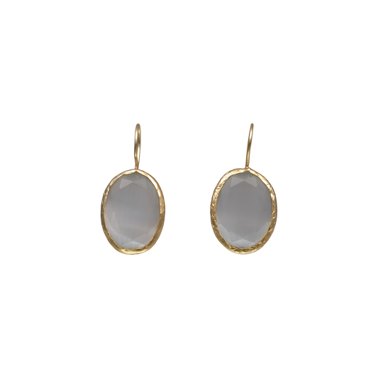 Oval Earrings - 15x20mm