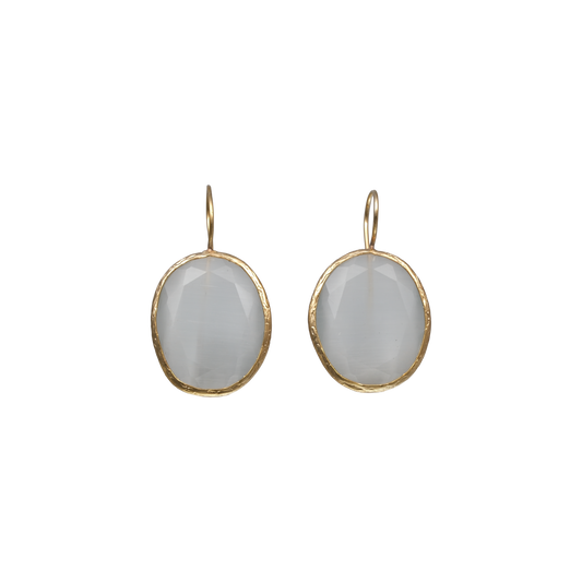 Oval Earrings - 20x25mm