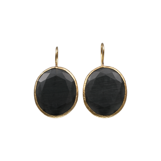 Oval Earrings - 25x30mm