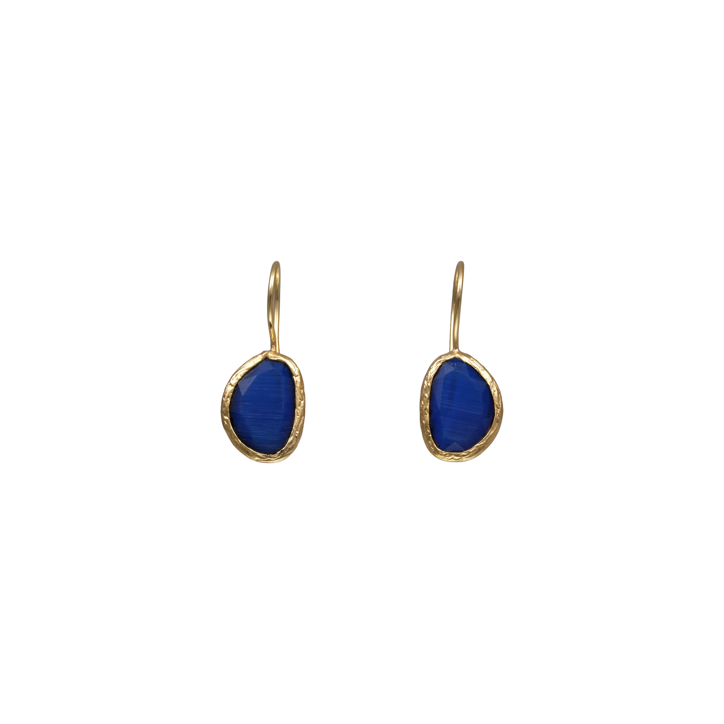 Bean Earrings - 10x14mm