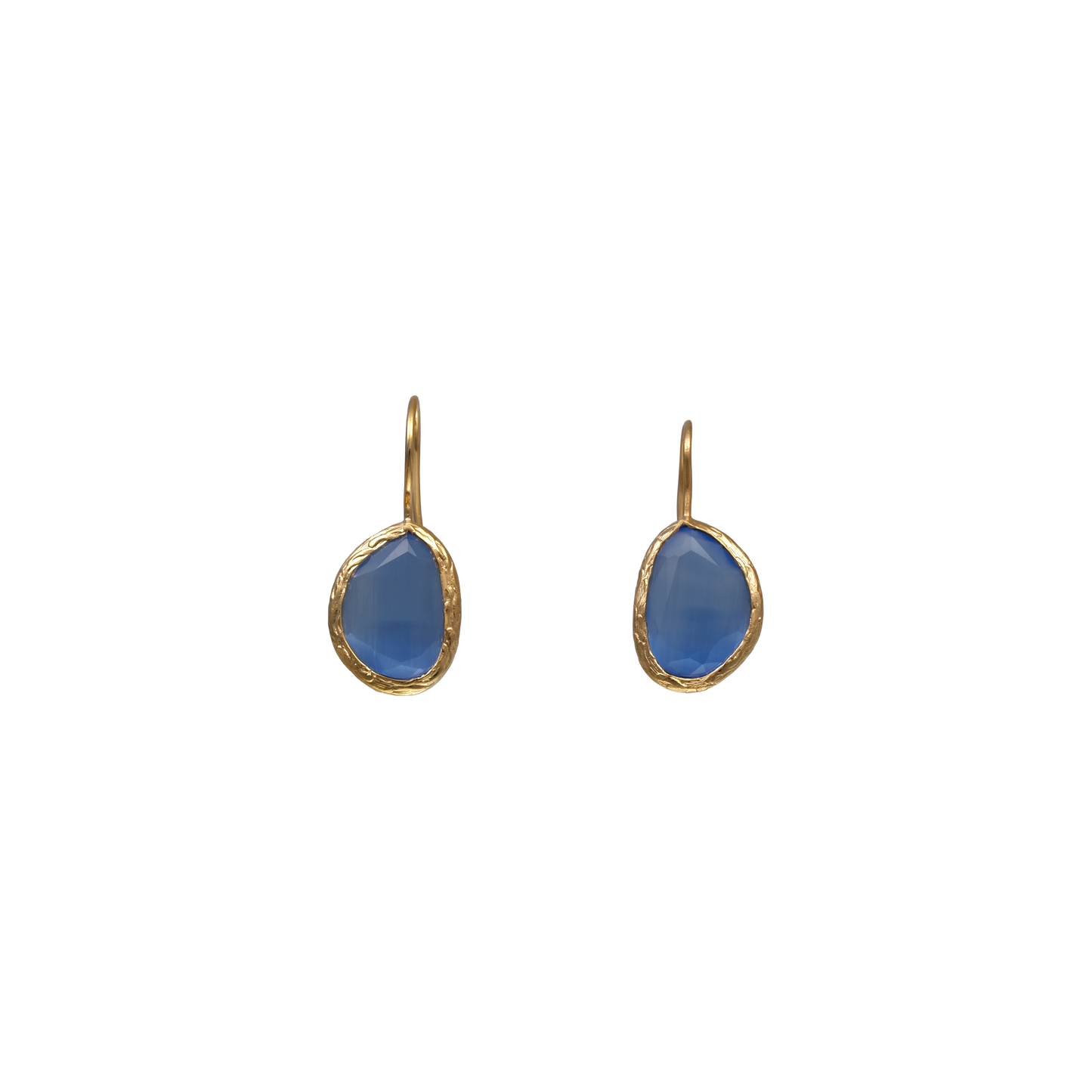 Bean Earrings - 10x14mm