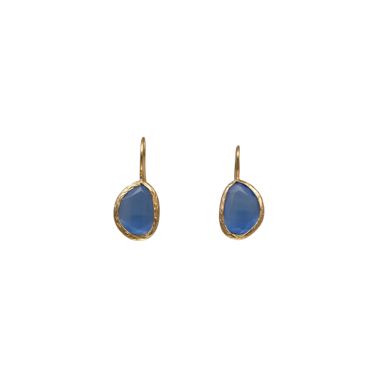 Bean Earrings - 10x14mm
