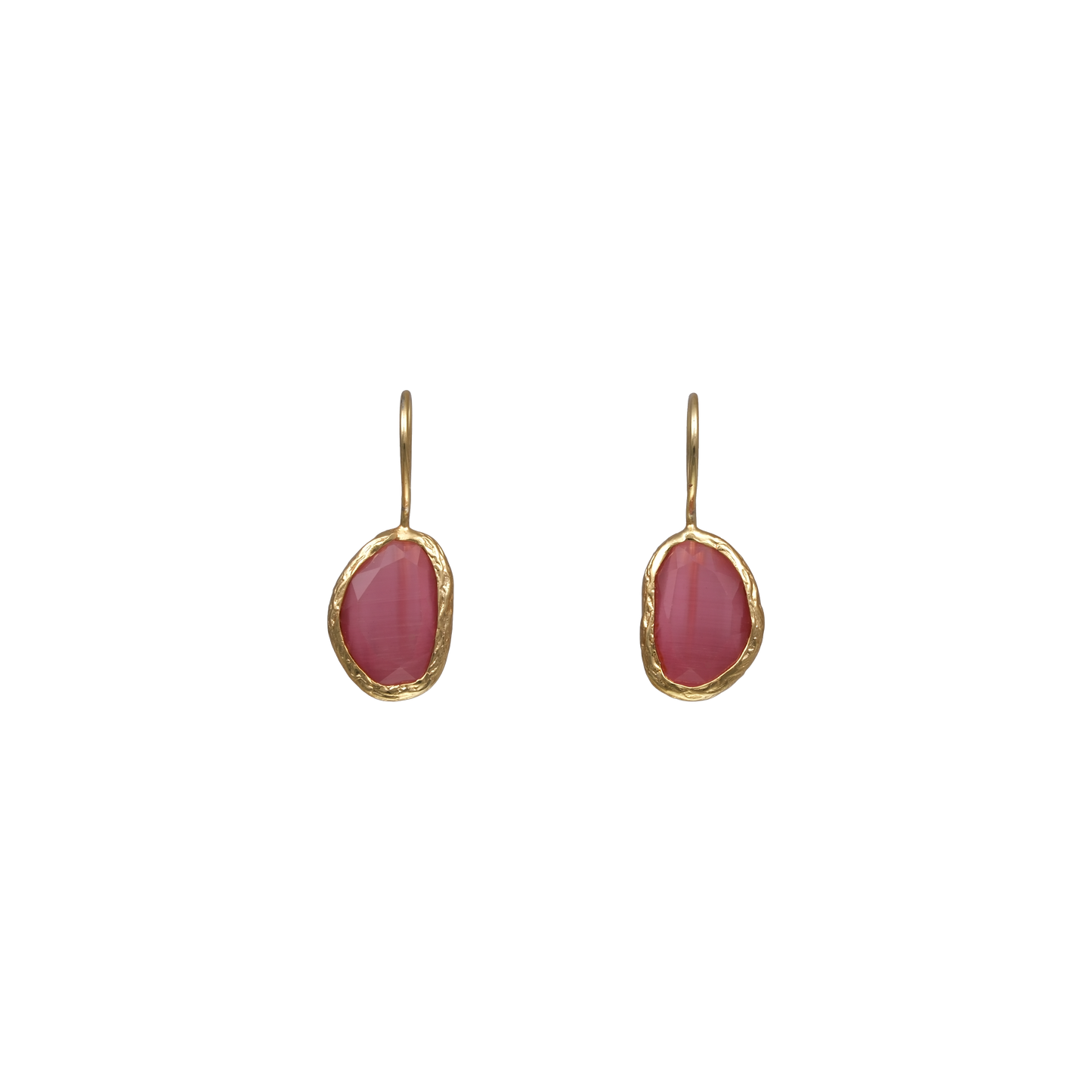 Bean Earrings - 10x14mm