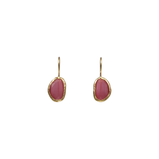 Bean Earrings - 10x14mm