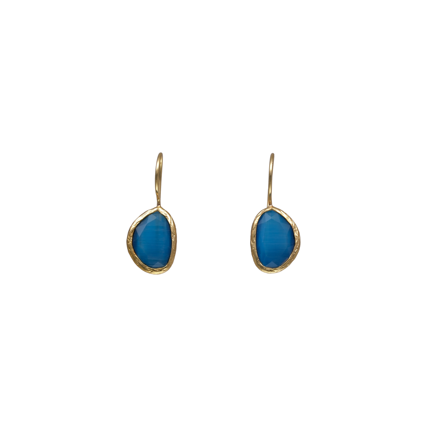 Bean Earrings - 10x14mm