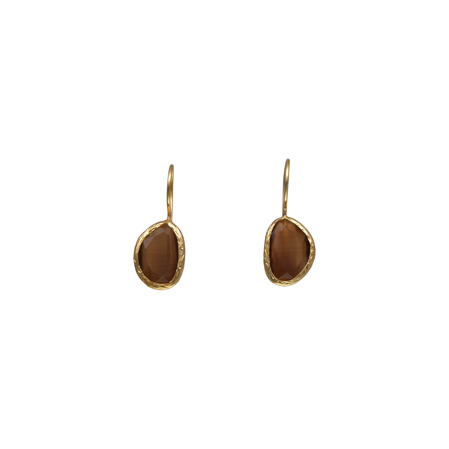 Bean Earrings - 10x14mm
