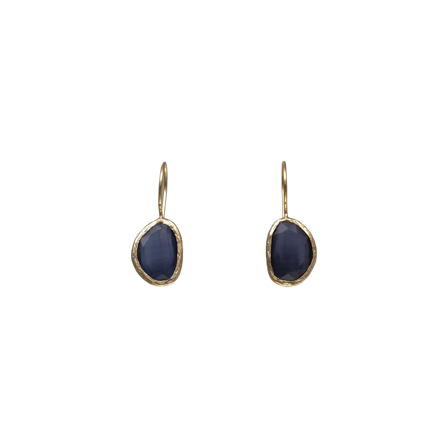 Bean Earrings - 10x14mm