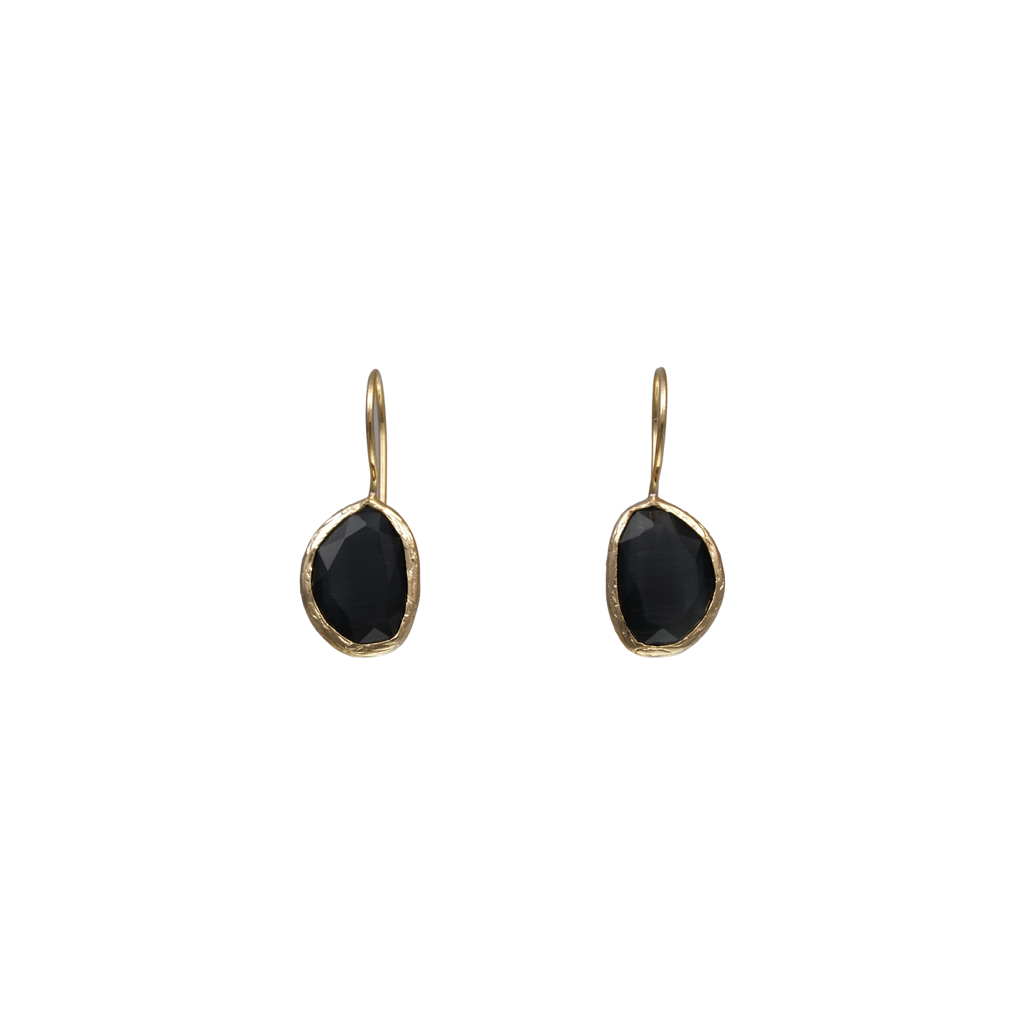 Bean Earrings - 10x14mm