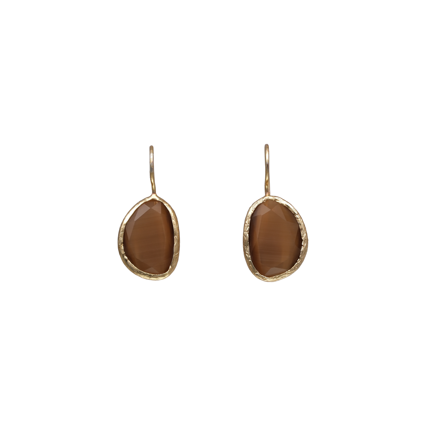 Bean Pod Earrings - 13x18mm