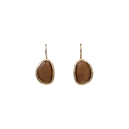 Bean Pod Earrings - 13x18mm