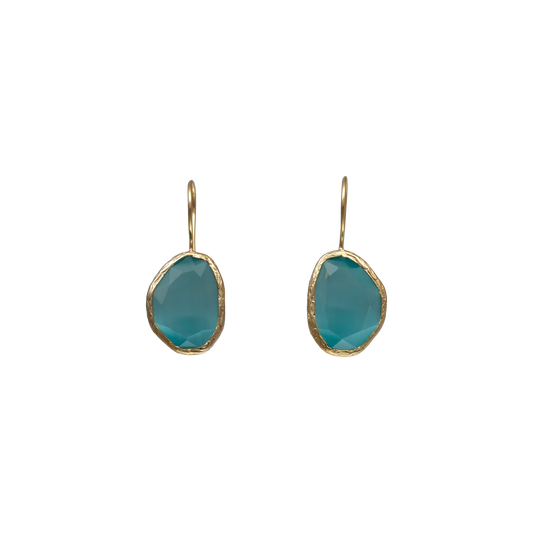 Bean Pod Earrings - 13x18mm