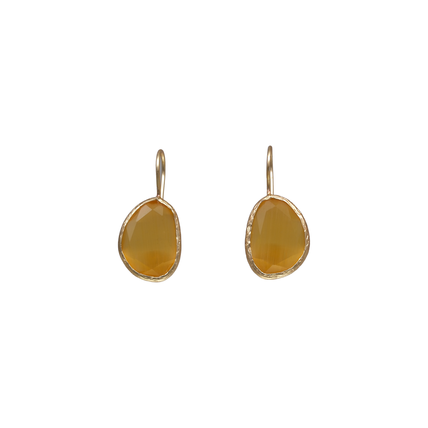 Bean Pod Earrings - 13x18mm