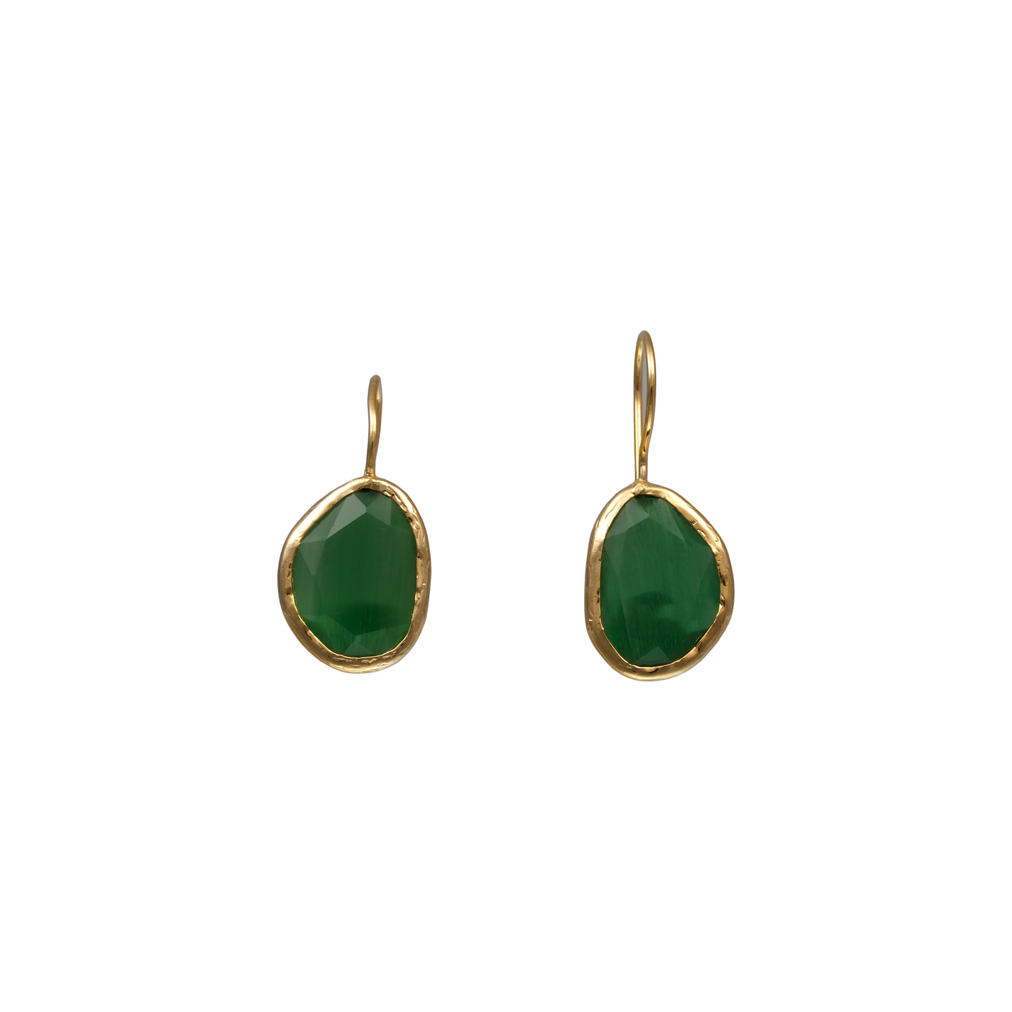 Bean Pod Earrings - 13x18mm