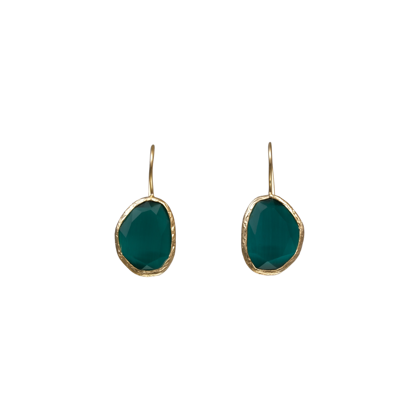 Bean Pod Earrings - 13x18mm