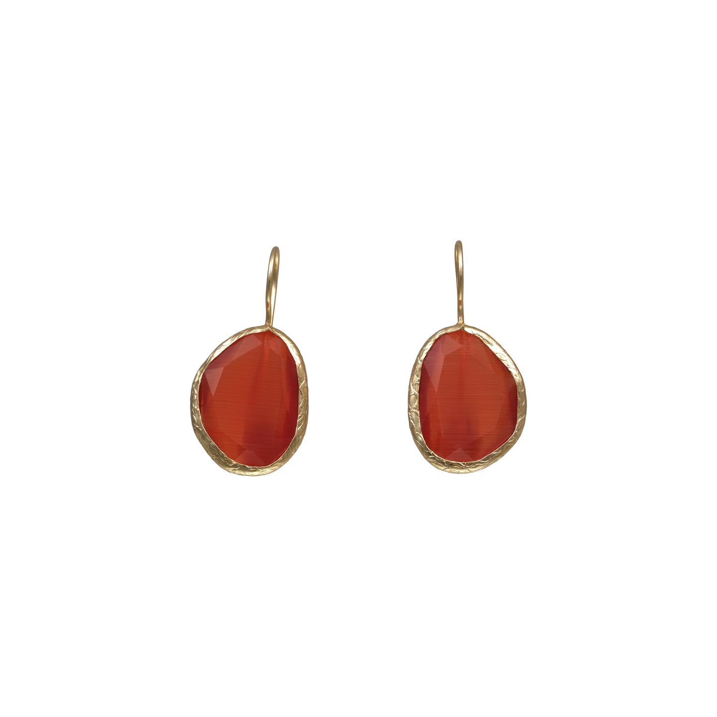 Kidney Bean Earrings - 15x20mm