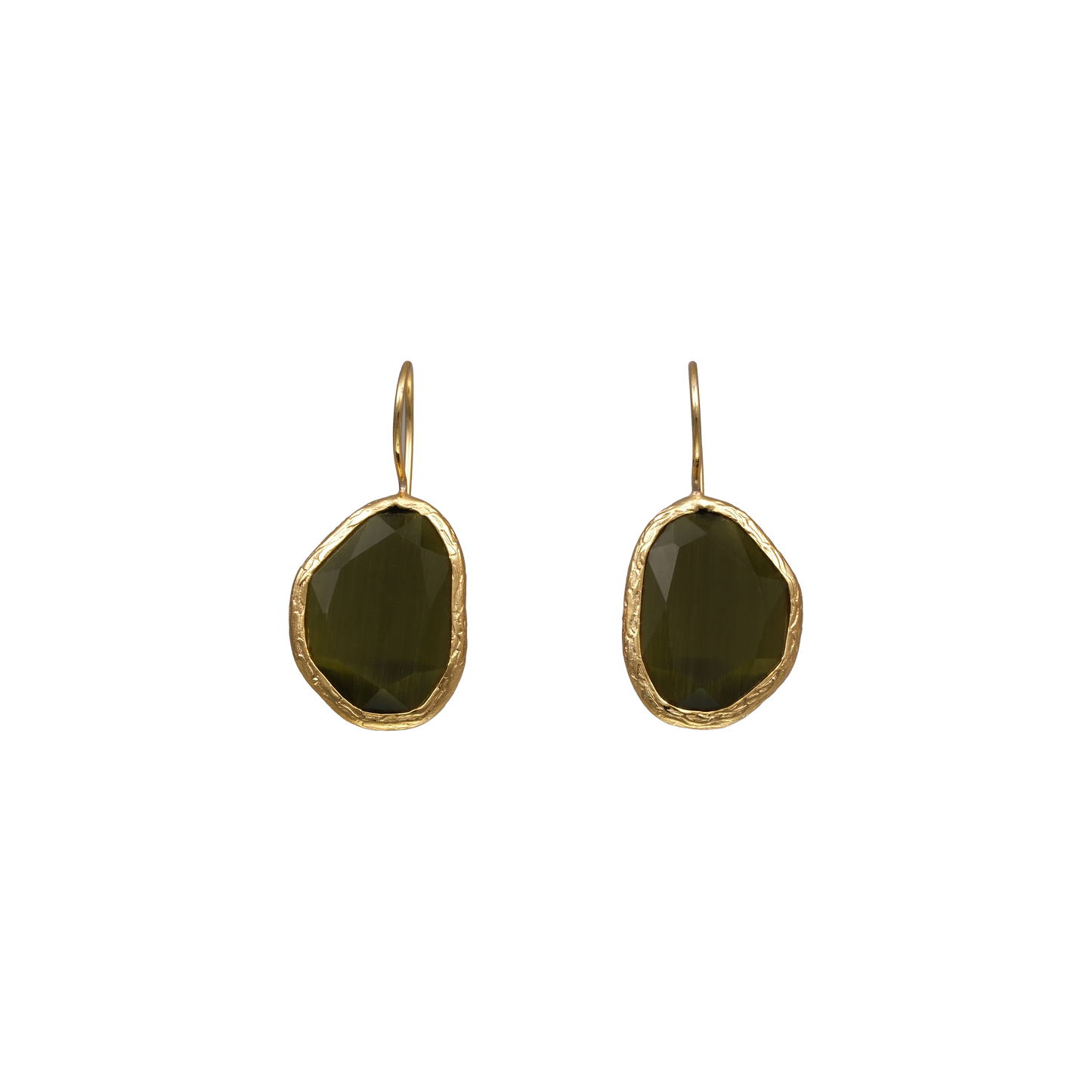 Kidney Bean Earrings - 15x20mm
