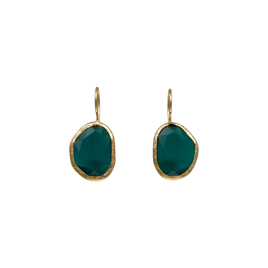 Kidney Bean Earrings - 15x20mm