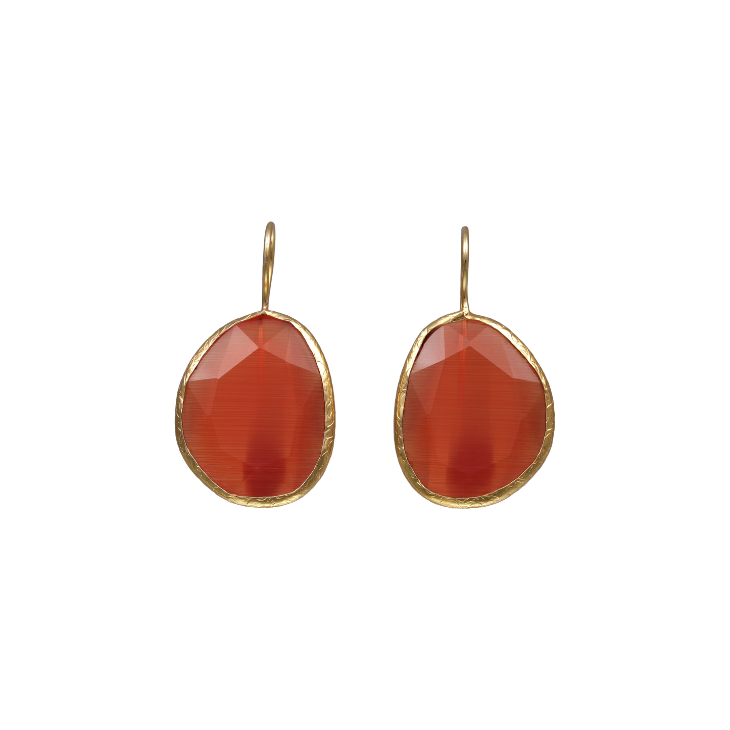 Kidney Bean Earrings - 20x25mm