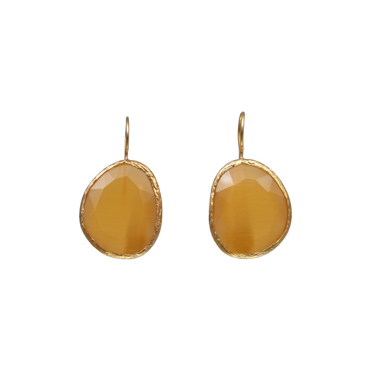 Kidney Bean Earrings - 20x25mm