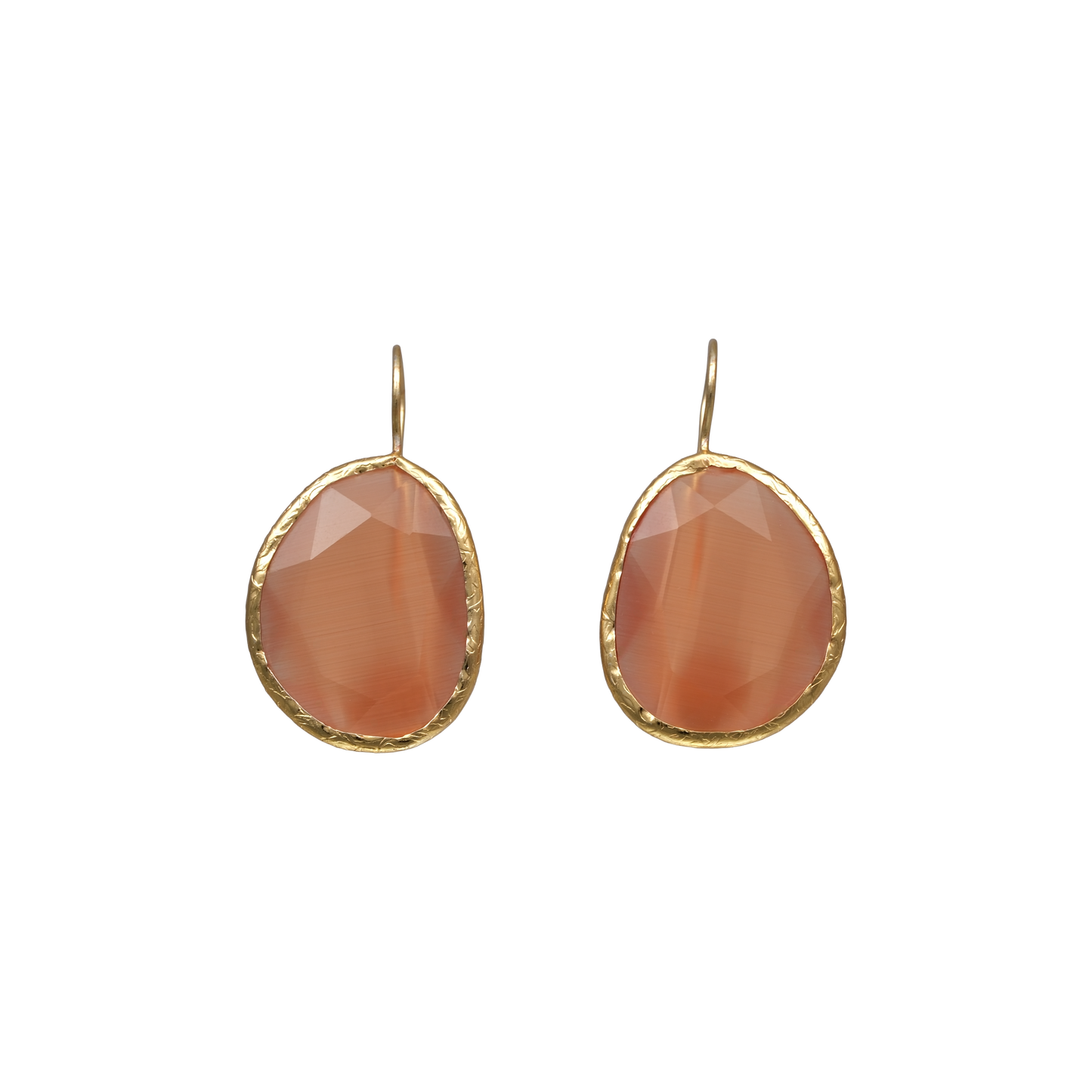 Kidney Bean Earrings - 20x25mm