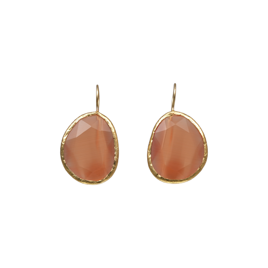 Kidney Bean Earrings - 20x25mm