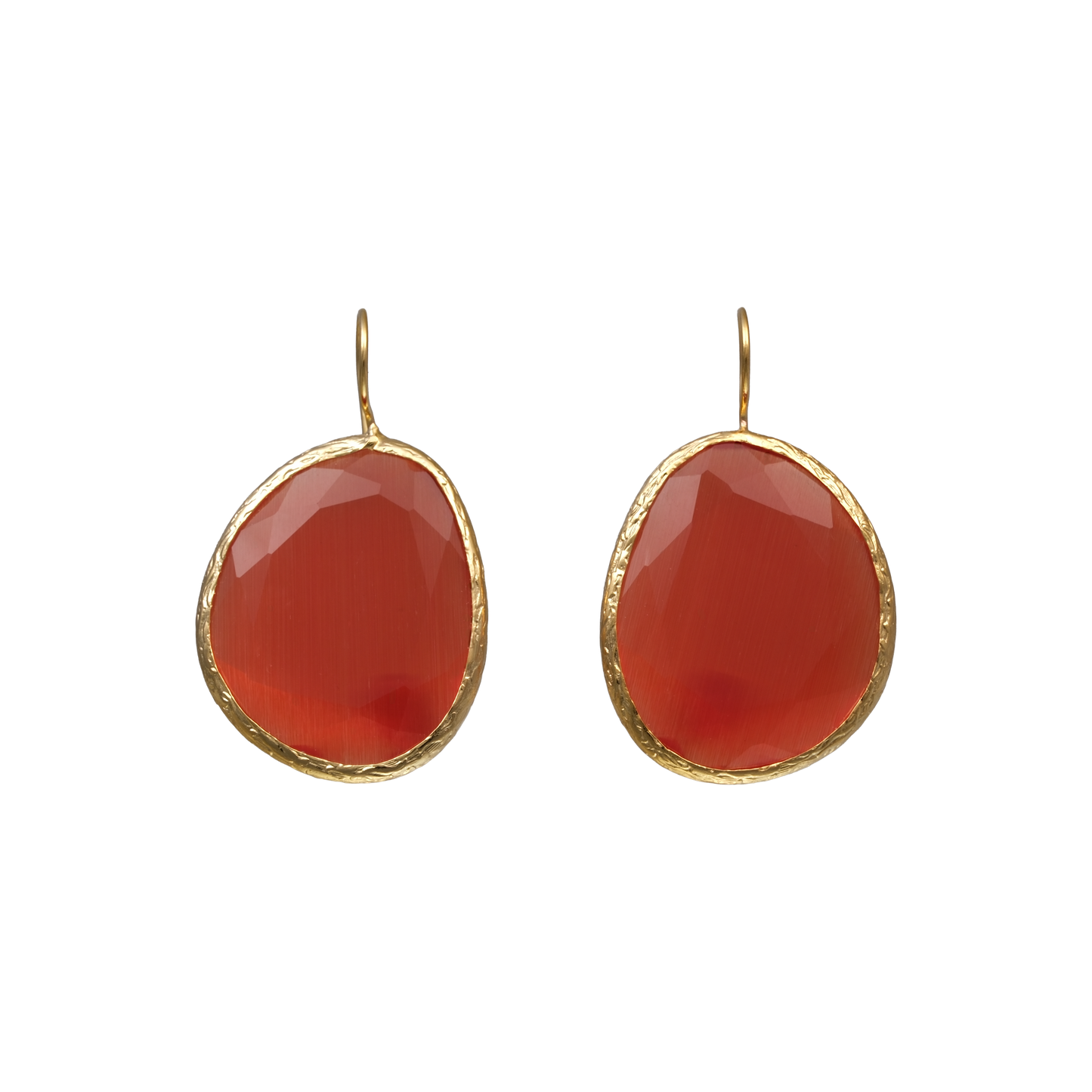 Bean Earring - 25x30mm