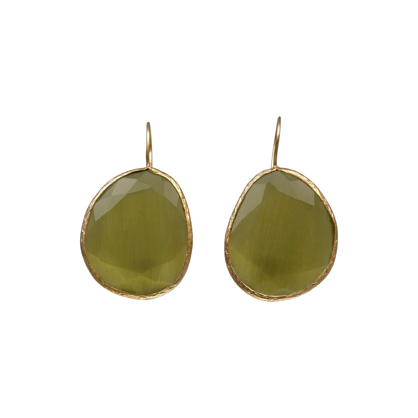 Bean Earring - 25x30mm