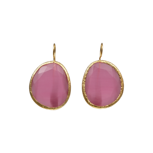 Bean Earring - 25x30mm