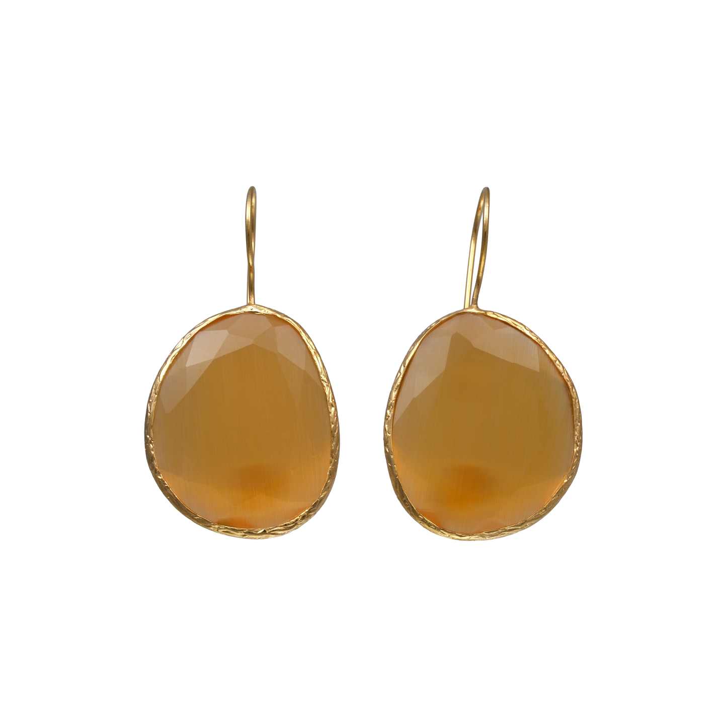 Bean Earring - 25x30mm