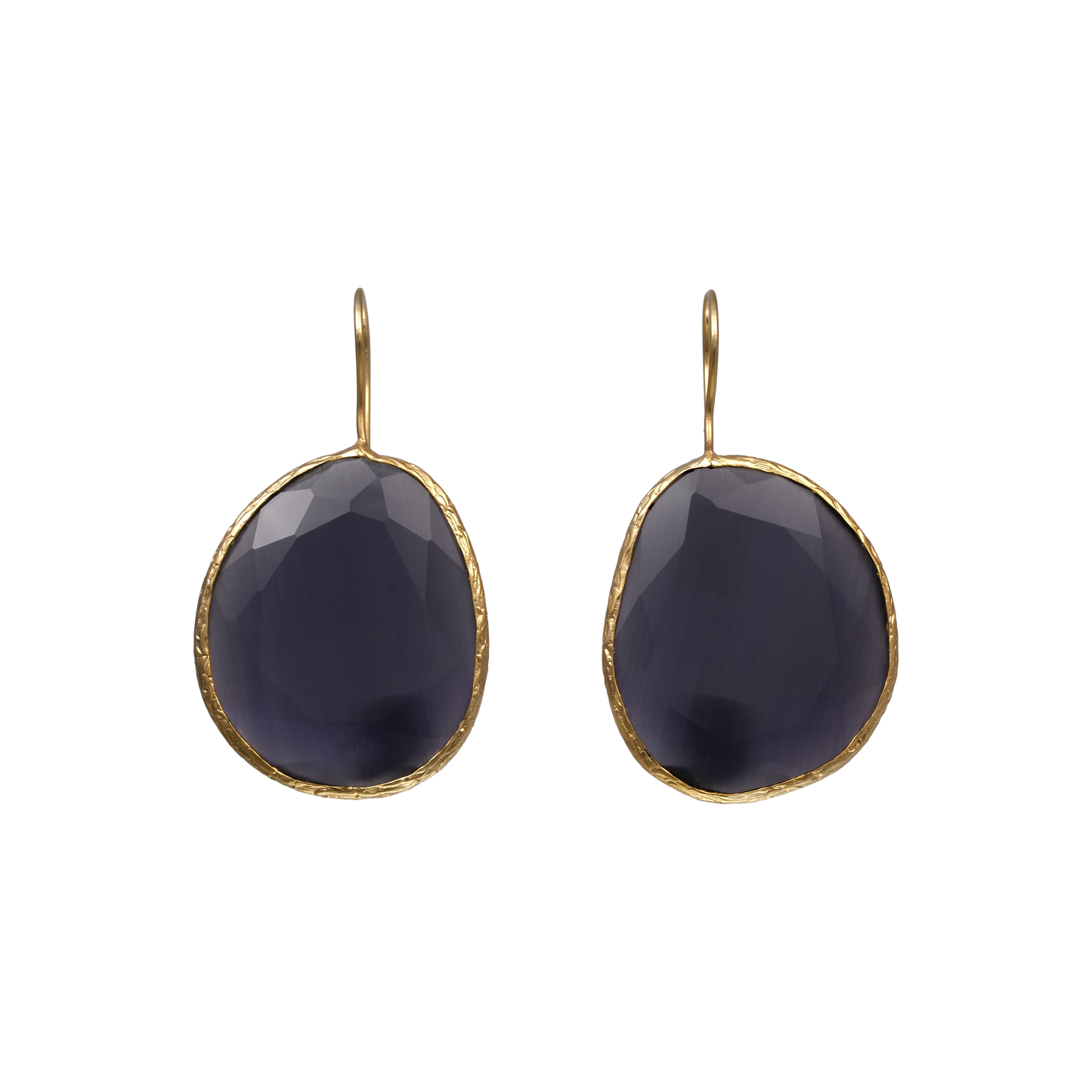 Bean Earring - 25x30mm