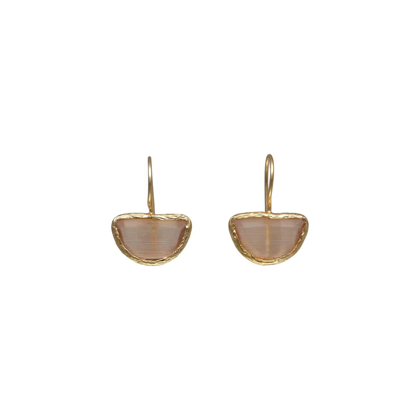 Half Moon Earring - 10x17mm