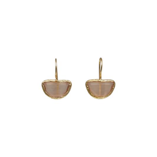 Half Moon Earring - 10x17mm