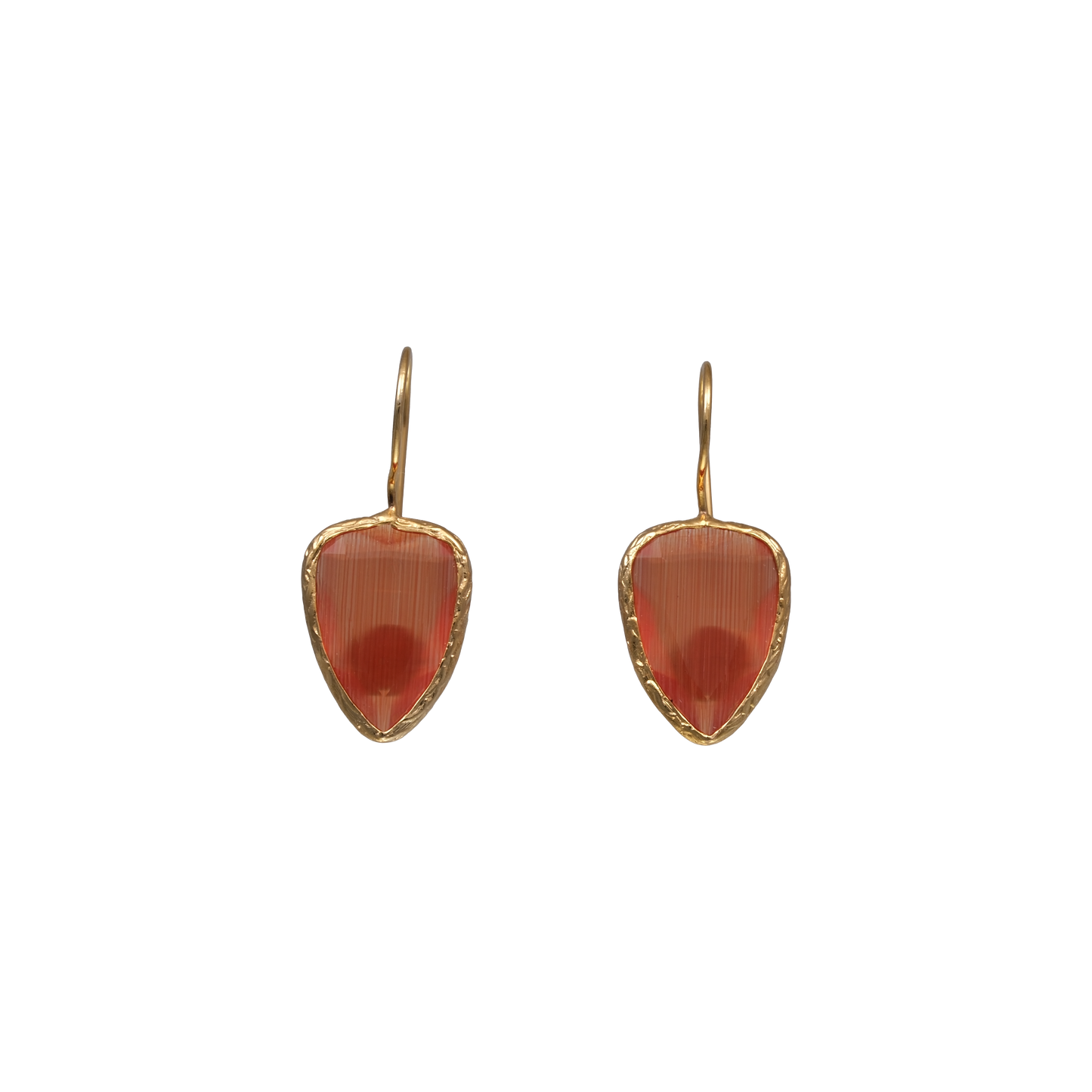 Shield Earring - 13x18mm