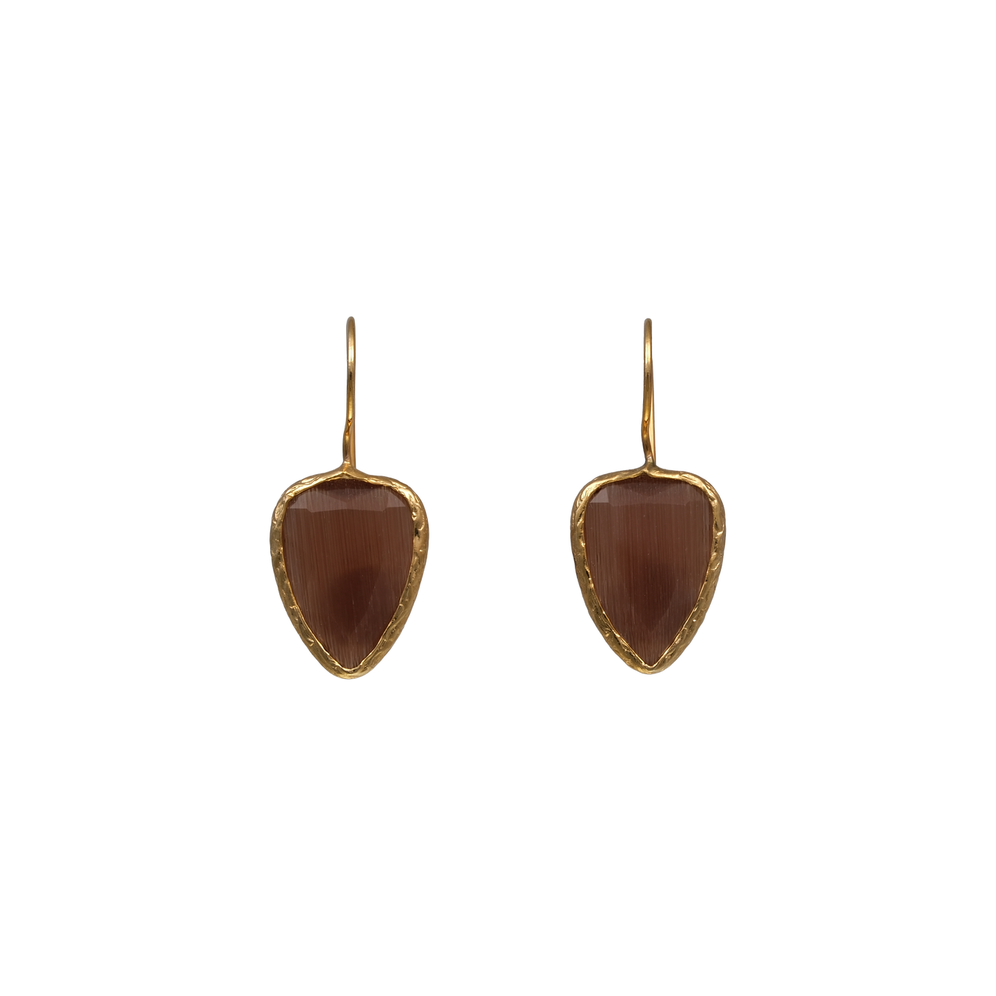 Shield Earring - 13x18mm