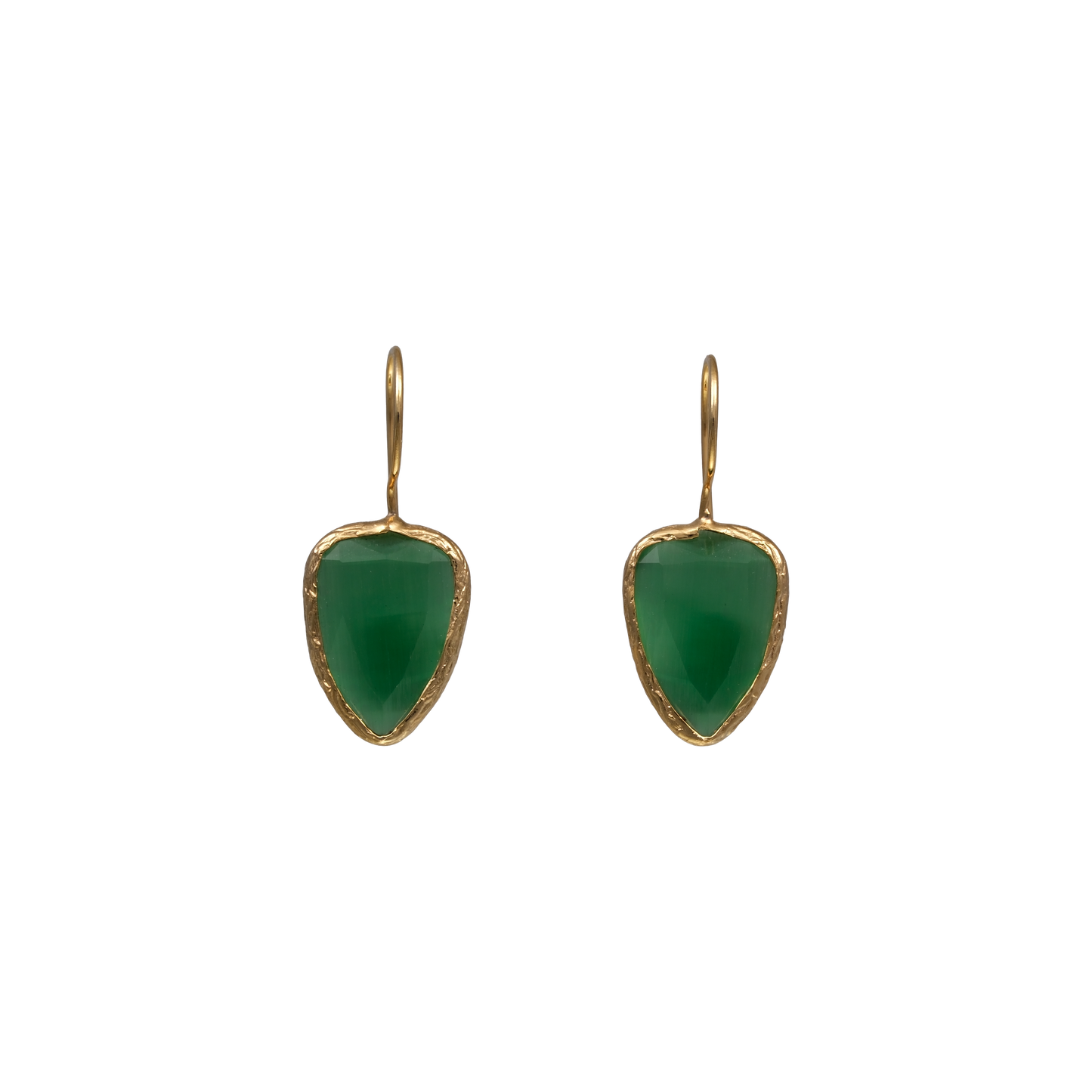Shield Earring - 13x18mm