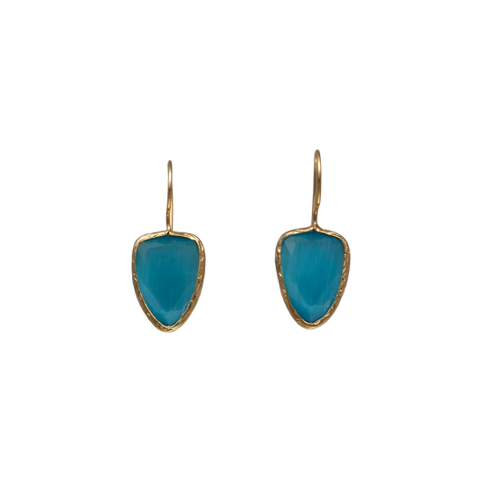 Shield Earring - 13x18mm