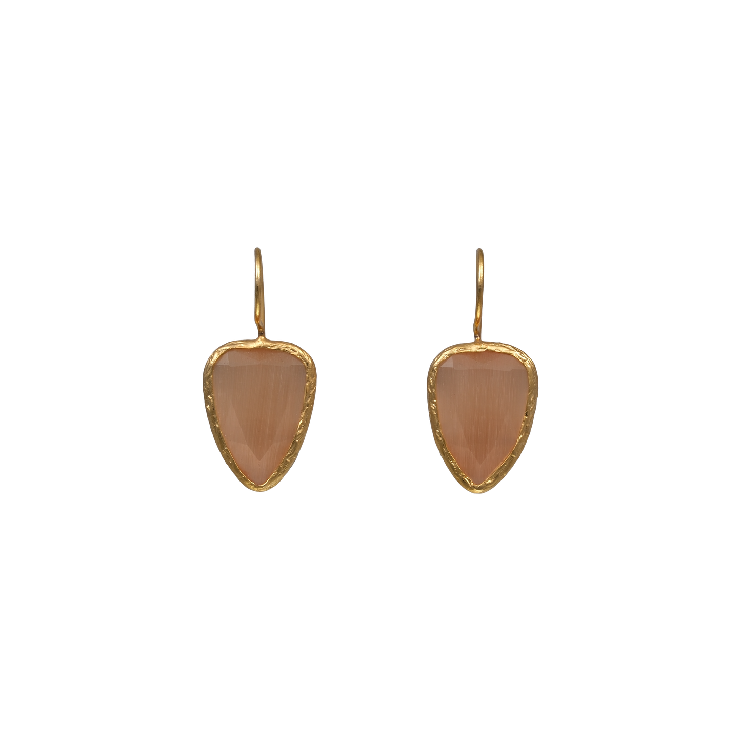 Shield Earring - 13x18mm