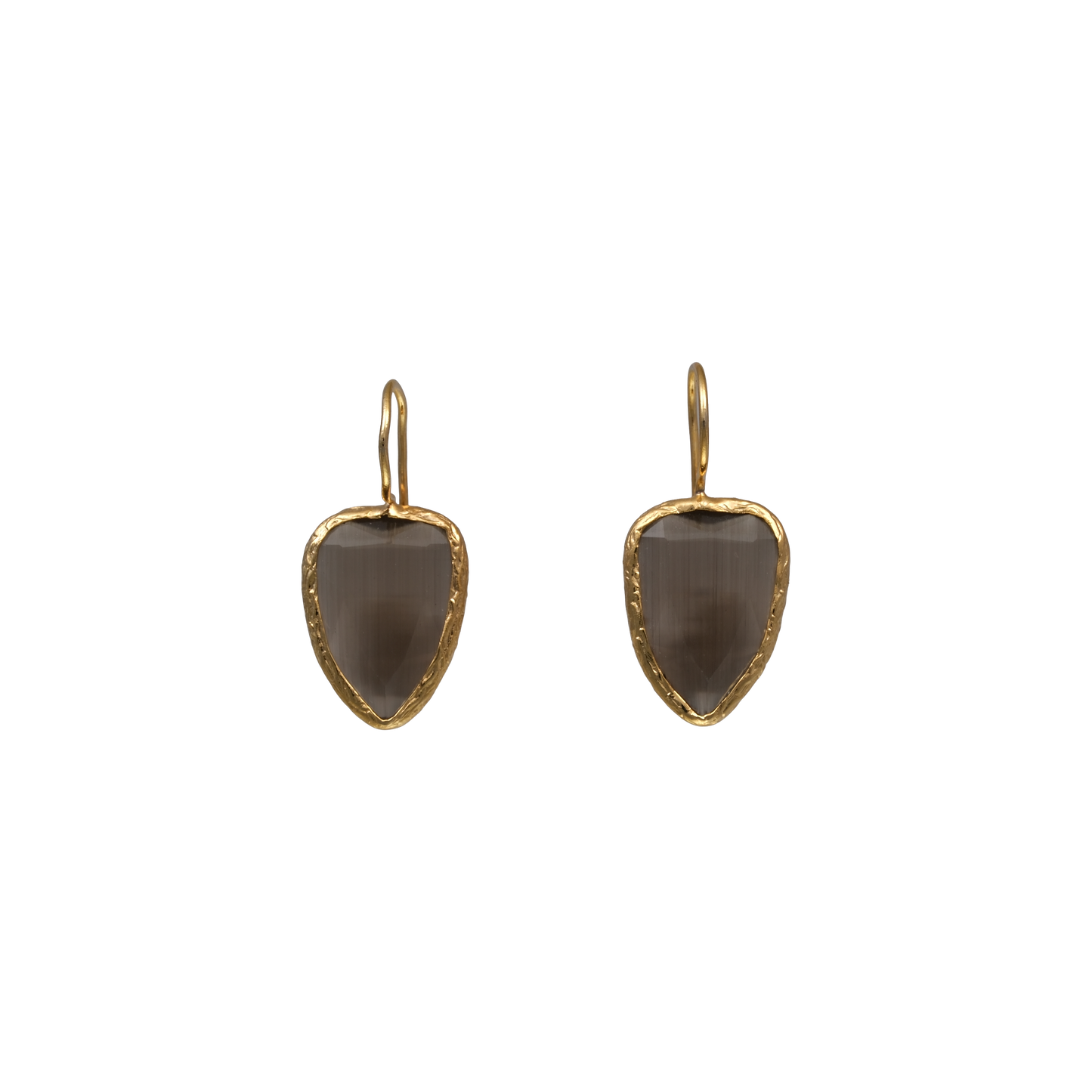 Shield Earring - 13x18mm