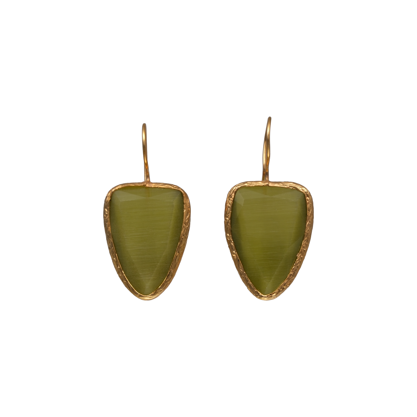 Shield Earrings - 18x25mm