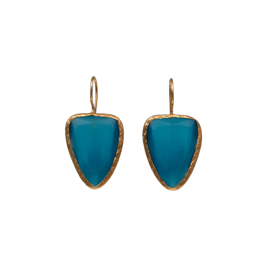 Shield Earrings - 18x25mm
