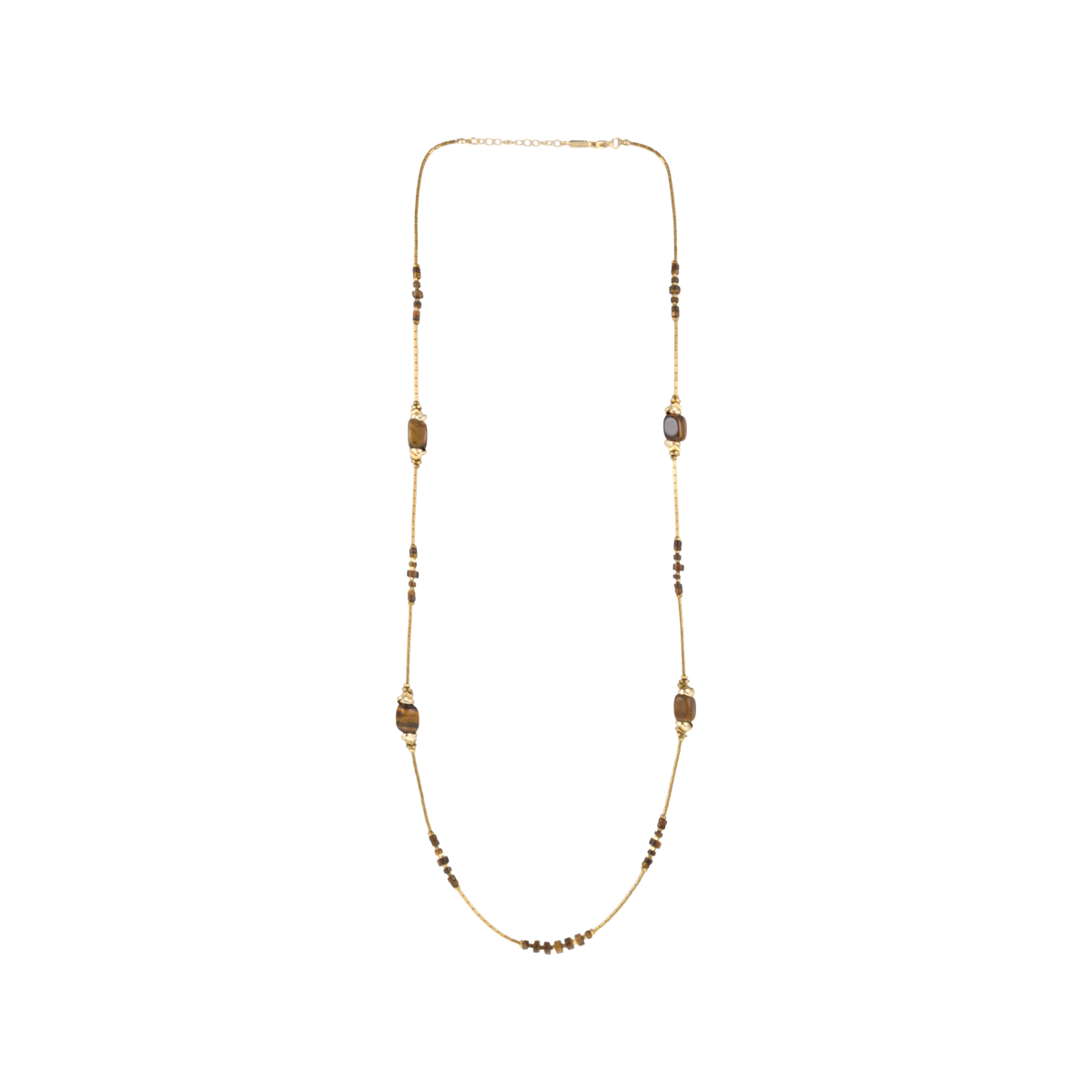 Uzun Doğal Taş Kolye