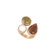 Fıstık Yeşili + Kahverengi