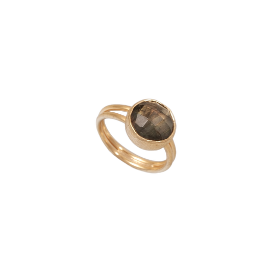 Doğal Taş Yuvarlak Yüzük - 10mm