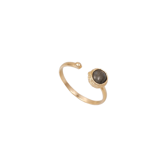Doğal Taş Yuvarlak Yüzük - 6mm