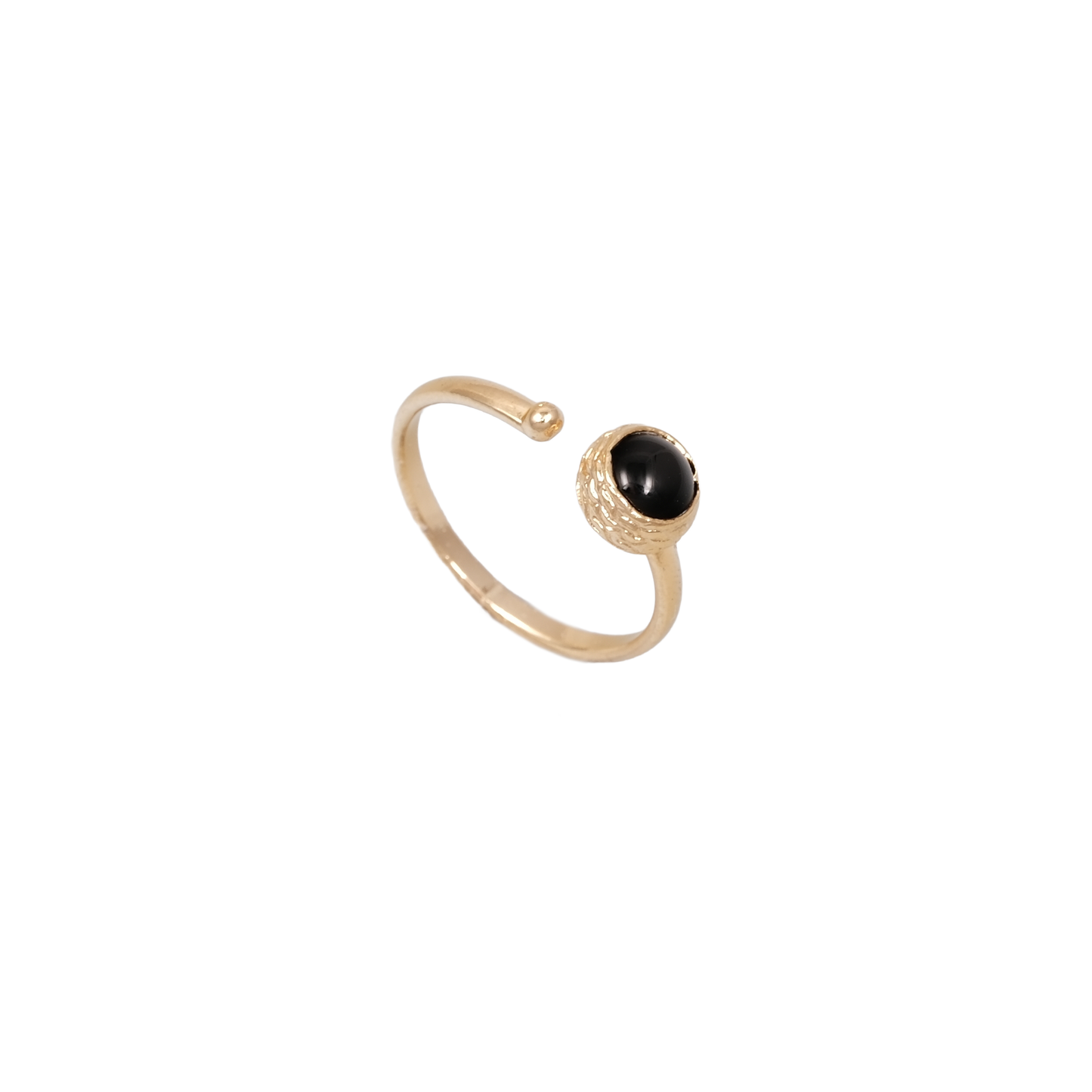 Doğal Taş Yuvarlak Yüzük - 6mm
