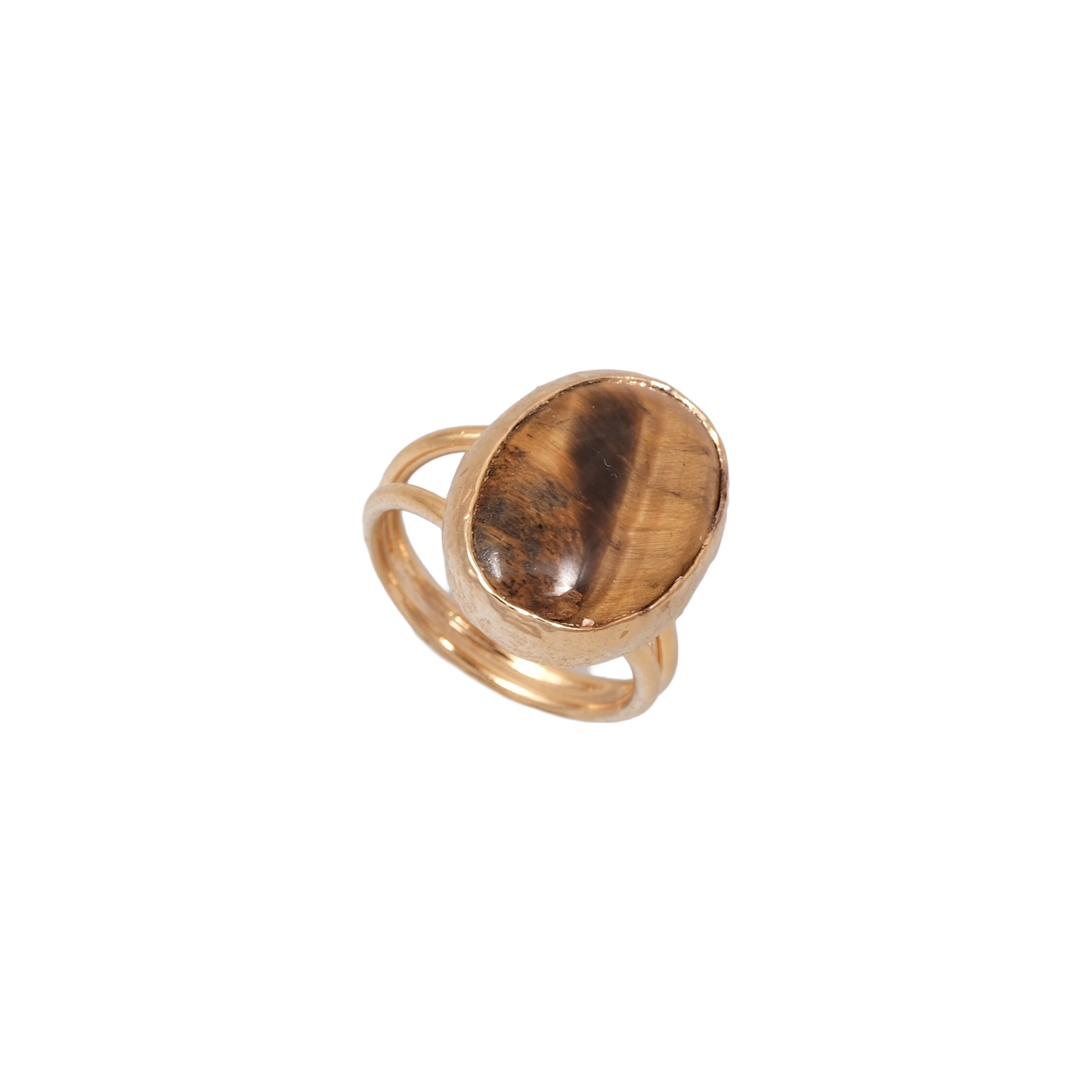 Doğal Taş Oval Yüzük - 13x18mm