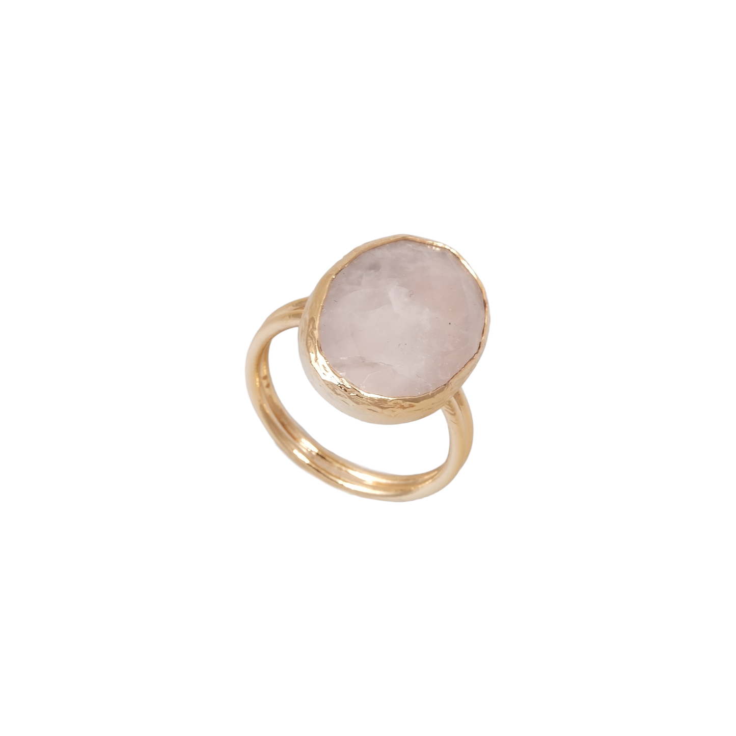 Doğal Taş Oval Yüzük - 13x18mm