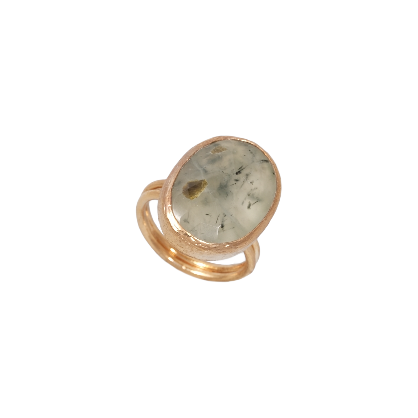 Doğal Taş Oval Yüzük - 15x20mm