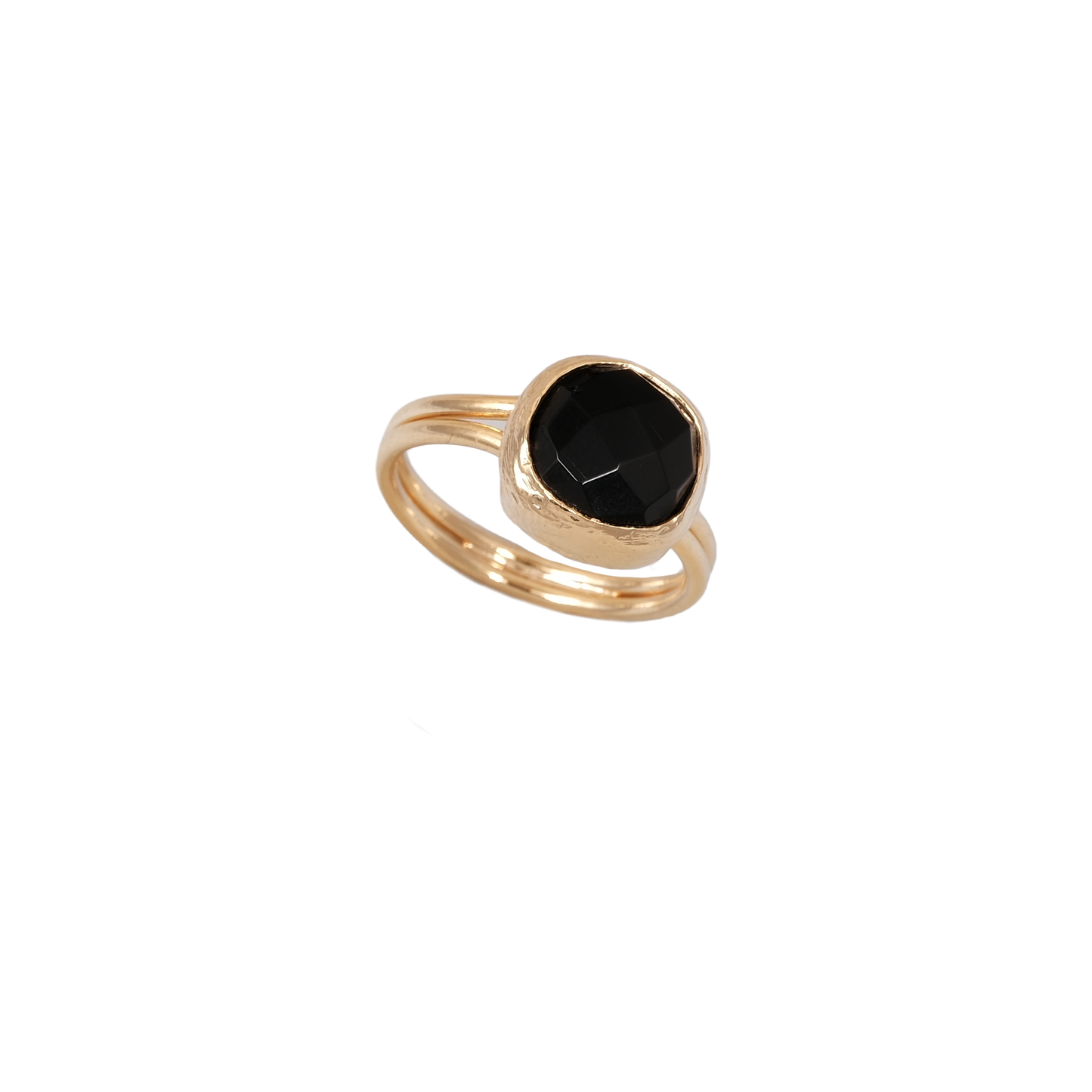 Doğal Taş Kare Yüzük - 10x10mm